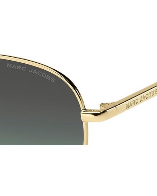 Marc Jacobs Gray 59Mm Gradient Pilot Sunglasses