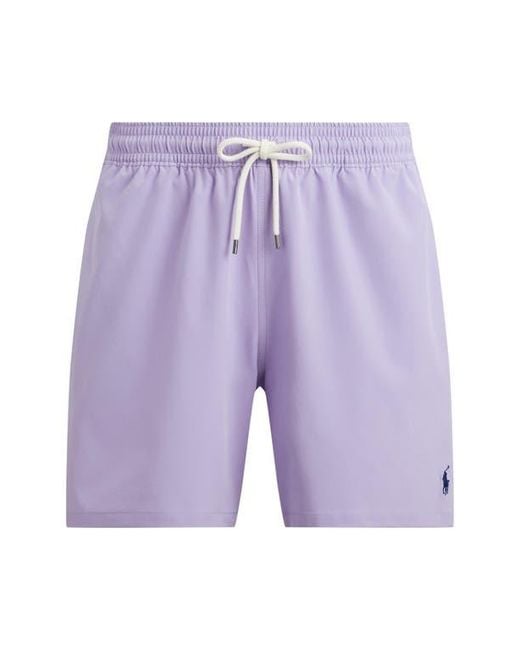 Polo Ralph Lauren Blue Traveler Swim Trunks for men