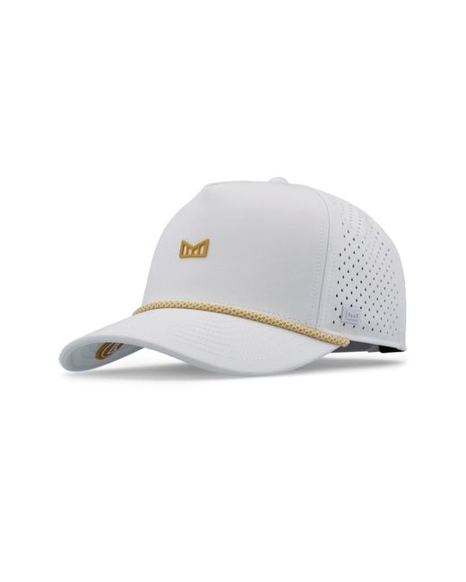 Melin White Odysea Hydro Performance Snapback Hat for men