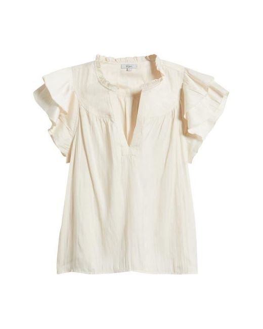 Rails Blue Calista Floral Flutter Sleeve Top