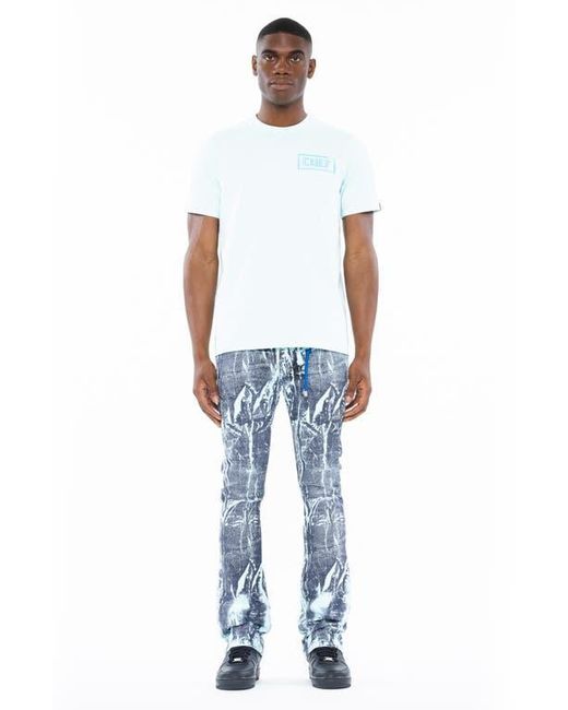 Cult Of Individuality Blue Lenny 603 Bootcut Jeans for men