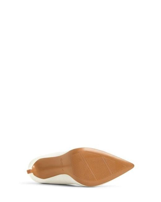 ALDO White Lala Pointed Toe Pump