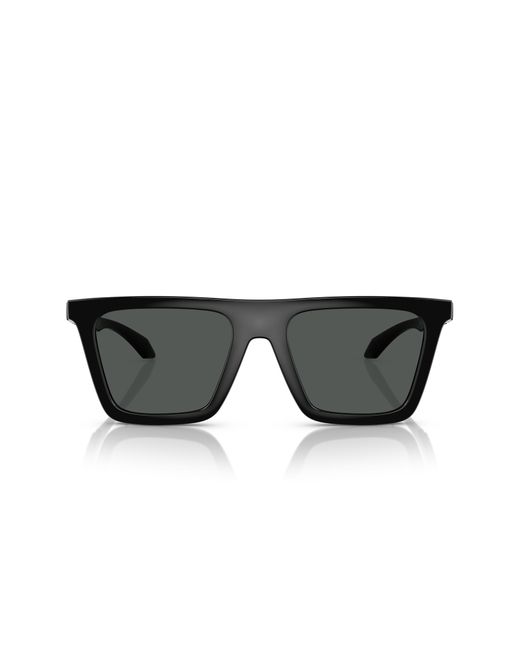 Versace Black 53mm Rectangular Sunglasses