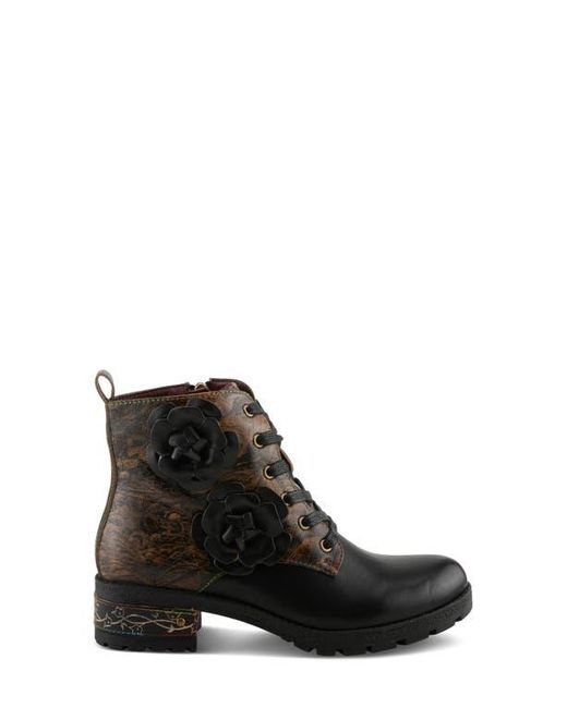 Spring Step Black Martinela Combat Boot