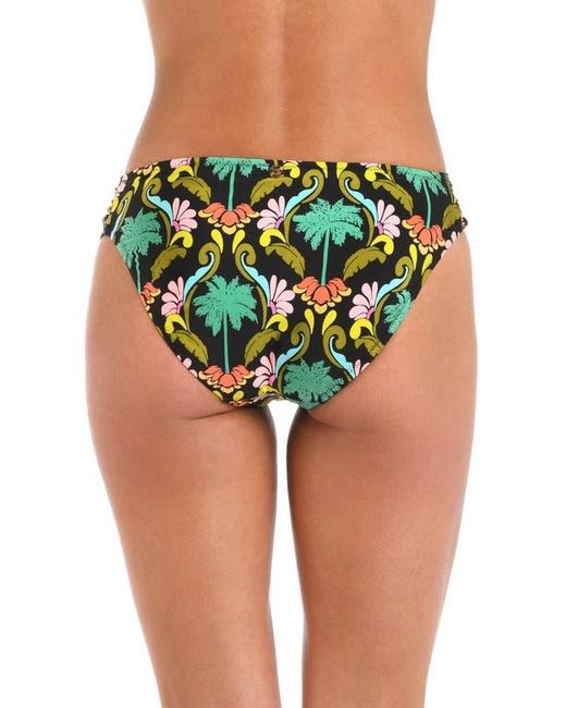 Sunshine 79 Green Mirage Shirred Side Bikini Bottoms