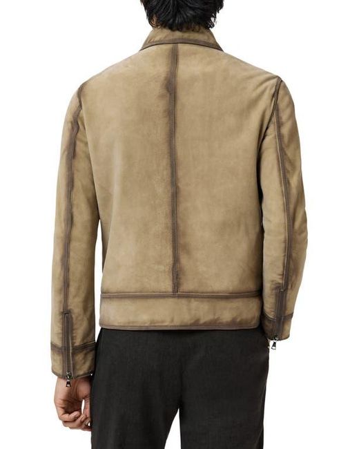 John Varvatos Natural Benjamin Suede Jacket for men