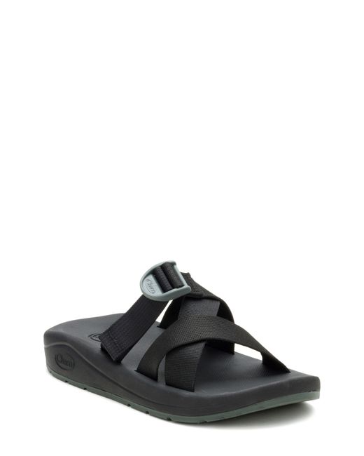 Chaco Black Cushz Slide Sandal for men