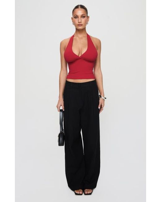 Princess Polly Red Whimsy Halter Top
