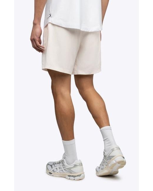Cuts White Crossover Shorts for men