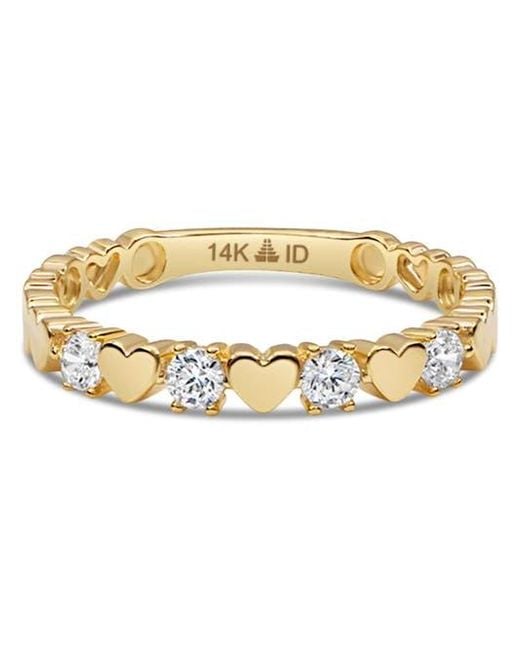DEVATA Metallic Sweet Heart Ring