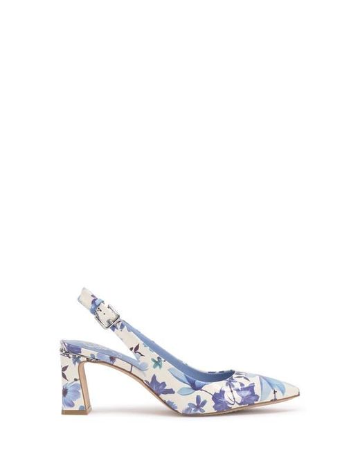 Vince Camuto Blue Hamden Pointed Toe Slingback Pump