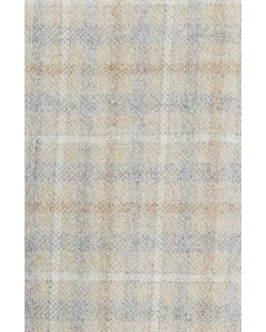 Canali Gray Siena Regular Fit Tan Plaid Wool Blend Sport Coat for men