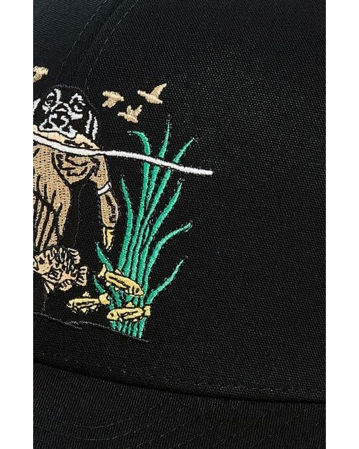 Dark Seas Black Bashford Snapback Baseball Cap for men