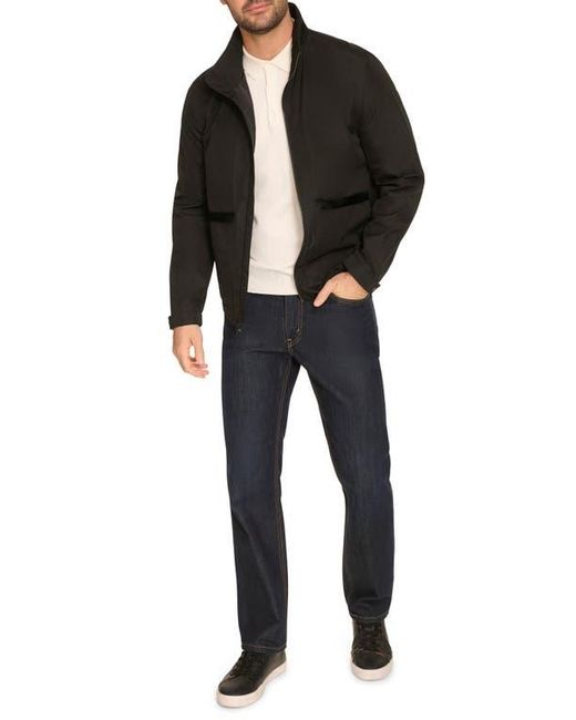 Cole Haan Black Packable Rain Jacket for men