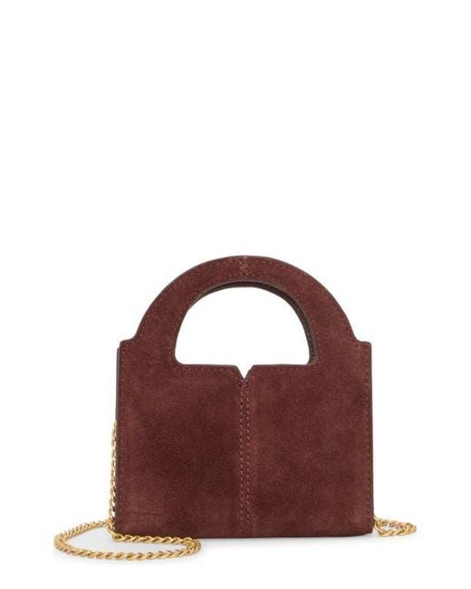 Vince Camuto Purple Aleah Suede Wallet On A Chain