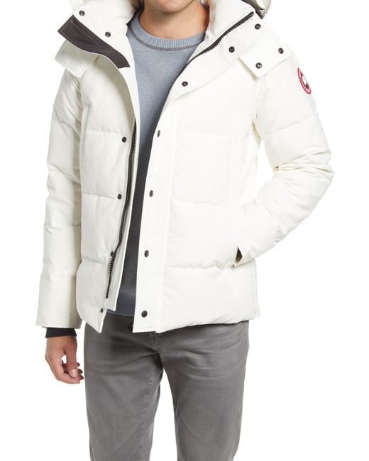 Canada Goose Wyndham Fusion Fit 625 Fill Power Hooded Down Jacket in
