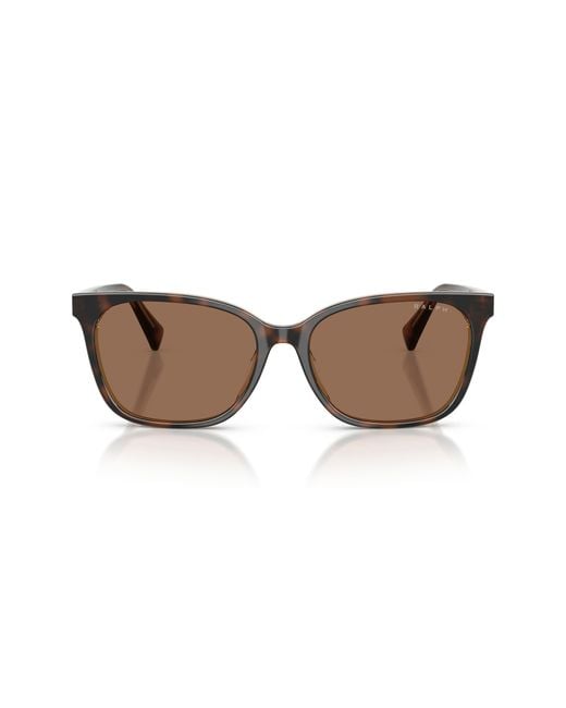 Ralph Brown 56Mm Gradient Square Sunglasses