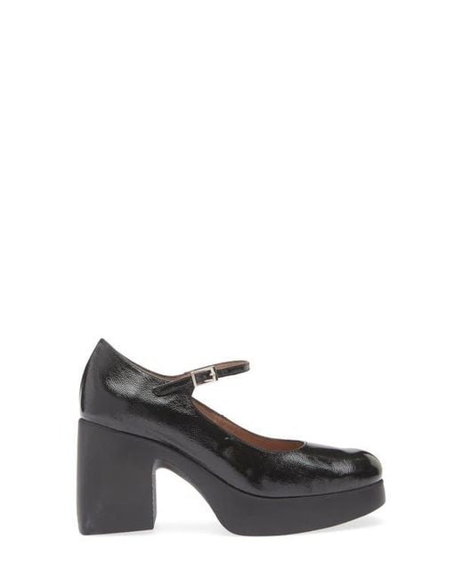 Wonders Blue Mary Jane Platform Pump