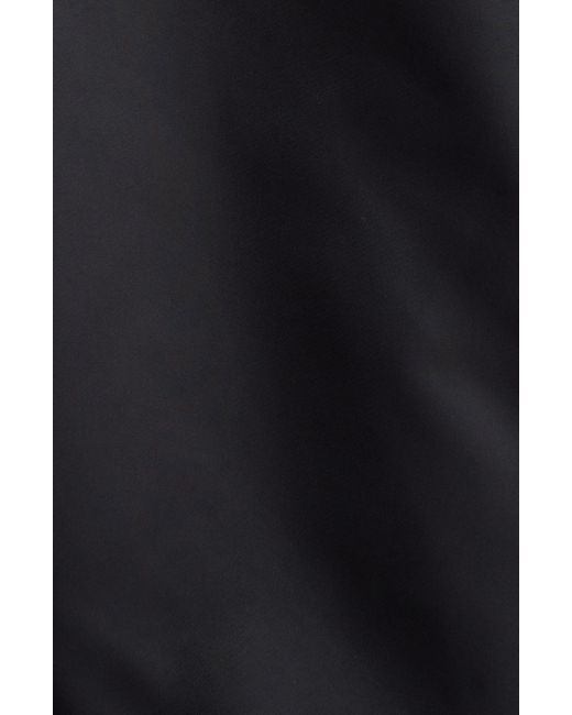 Balenciaga Black Tape Logo Oversize Hooded Bomber Jacket for men