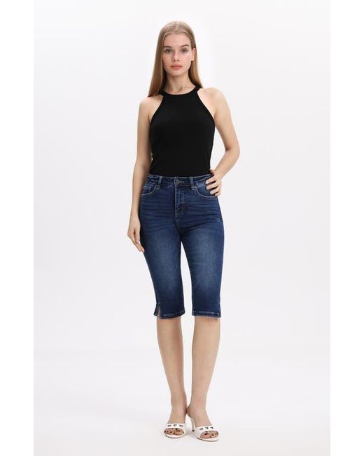 Bayeas Blue Capri Jeans