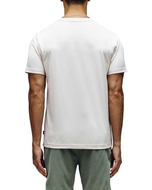 Psycho Bunny White Jasper Pima Cotton Graphic T-Shirt for men
