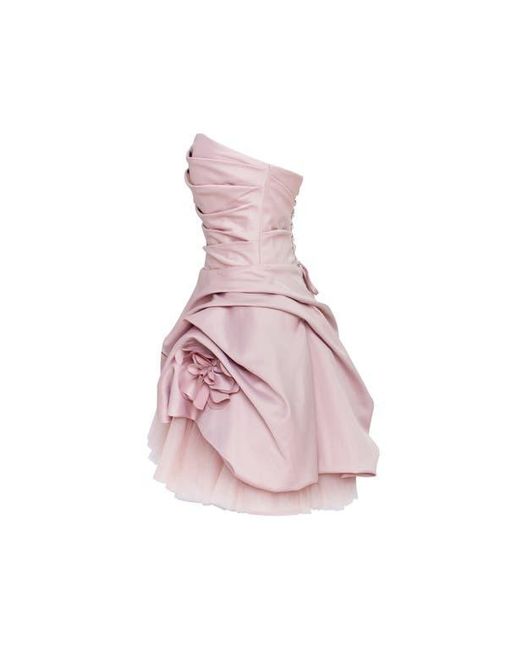 Millà Pink Rosette Mini Dress