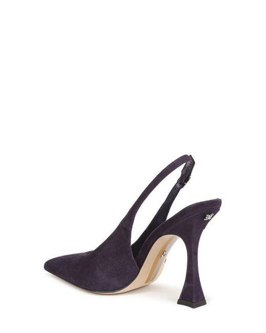 Sam Edelman Blue Odette Pointed Toe Slingback Pump