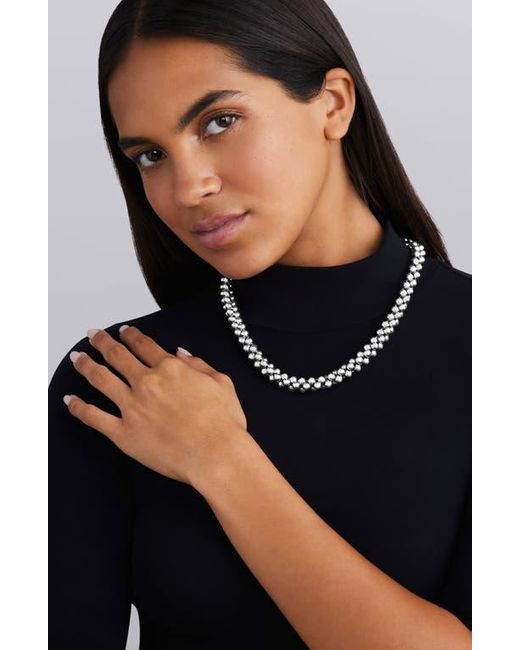 Lagos Metallic Caviar Bubbly Beaded Necklace