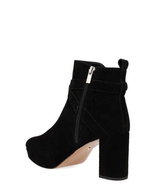 Pelle Moda Black Leyton Platform Bootie