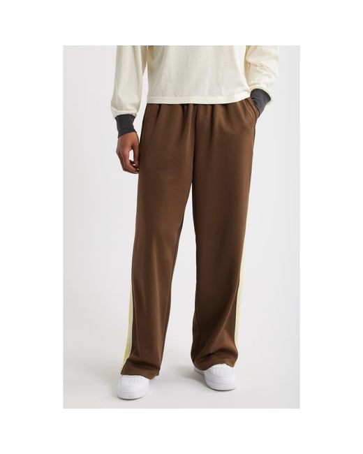 Elwood Brown Gym Class Stripe Track Pants for men