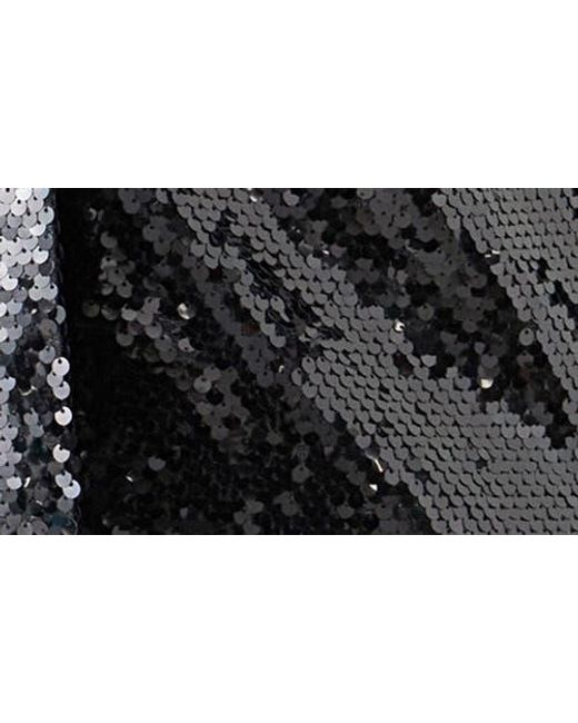 Endless Rose Black Oversize Sequin Blazer