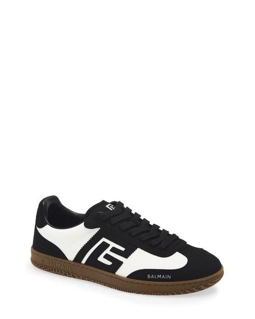 Balmain Black Swan Low Top Sneaker for men