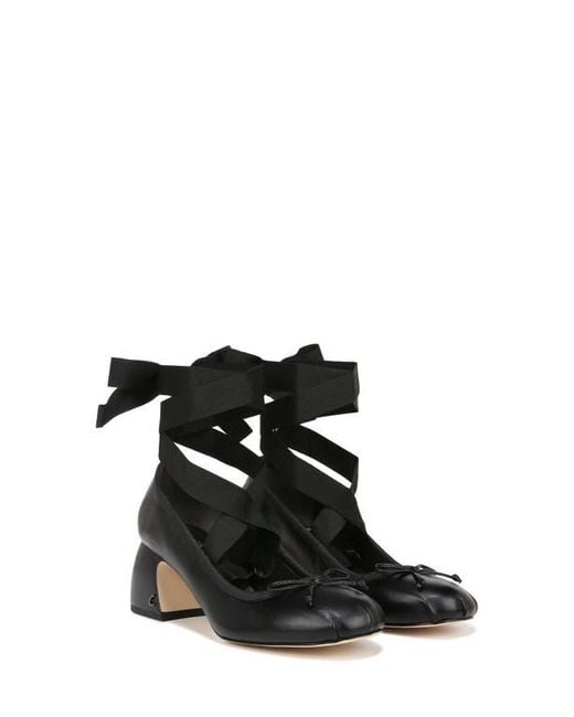 Circus by Sam Edelman Black Della Ankle Wrap Pump