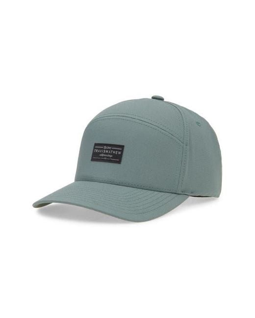 Travis Mathew Green Wanderlust Snapback Baseball Cap for men