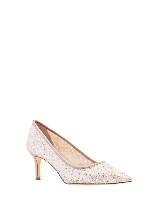 Nina Nikki Pointed Toe Pump in Pink | Lyst