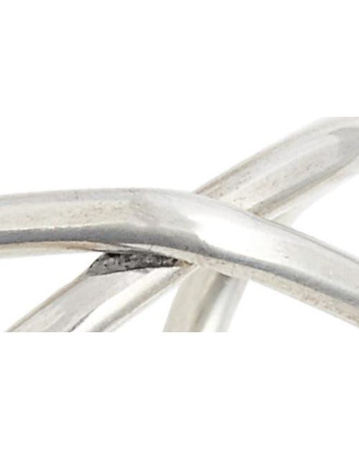Nashelle Metallic Infinity Ring