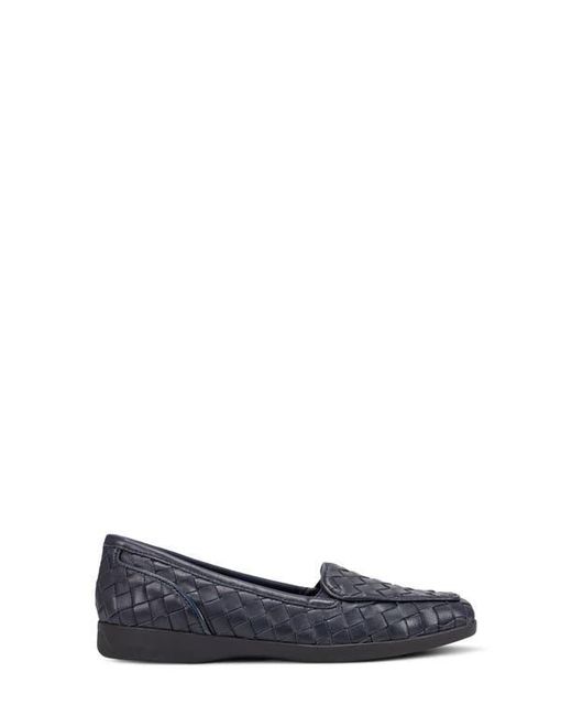 Easy Spirit Blue Devit Woven Apron Toe Flat