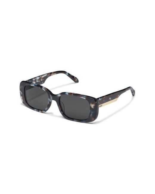 Quay Black Karma 53Mm Gradient Square Sunglasses