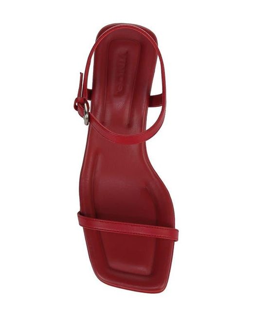 Vince Red Coco Ankle Strap Sandal