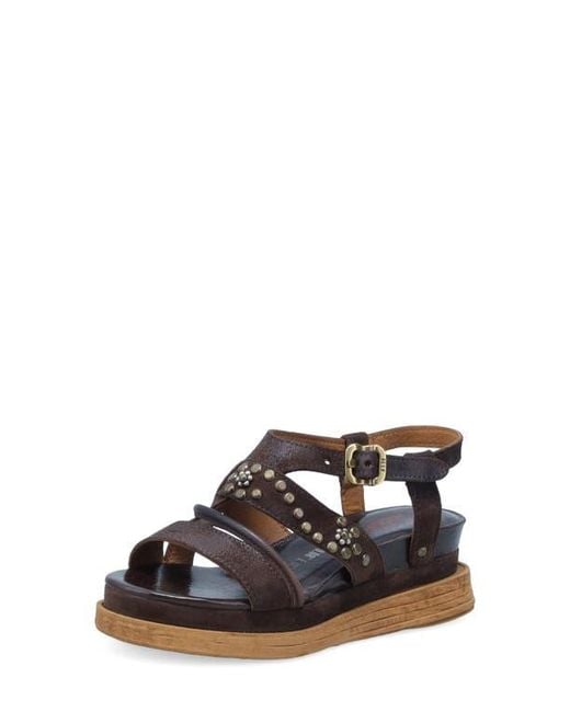 A.s.98 Black Lowman Platform Sandal