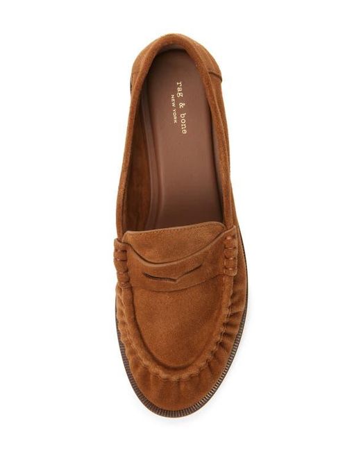 Rag & Bone Brown Lexi Penny Loafer