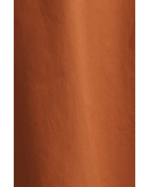 FREEMARKET Orange Long Sleeve Shirtdress