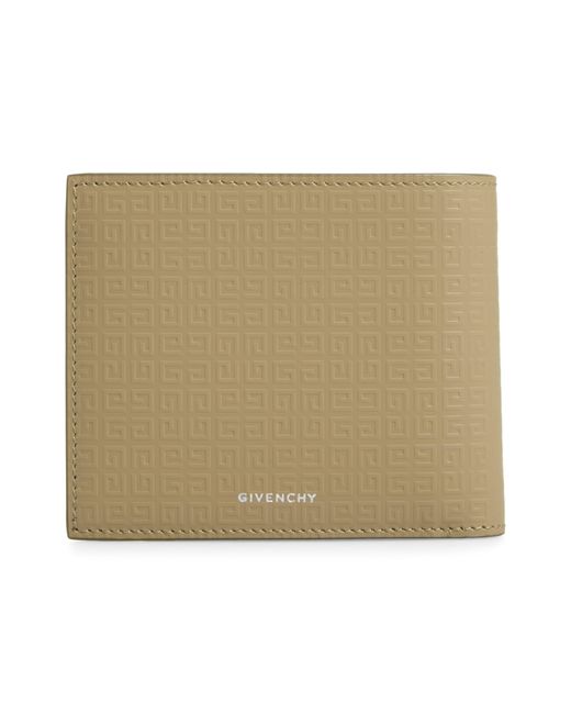 Givenchy Natural 4g-motif Leather Bifold Wallet for men