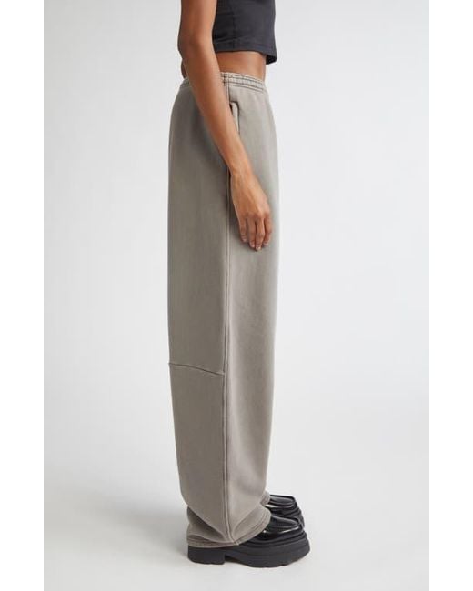 Alexander Wang Gray Articulated Leg Loose Fit Sweatpants