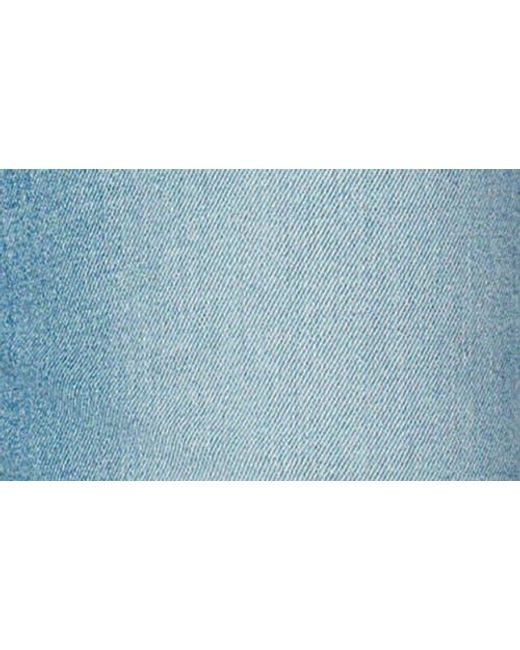 Joe's Jeans Blue The Blake Raw Hem Crop Wide Leg Jeans