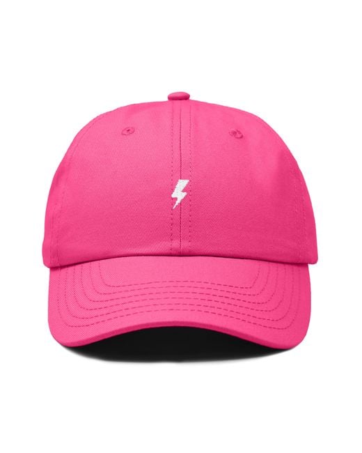 Alix Pink Lil Bolt Dad Cap for men