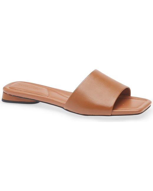 Nordstrom Brown Babette Slide Sandal