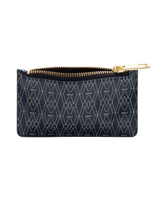 Wolf Blue Signature Zip Case for men
