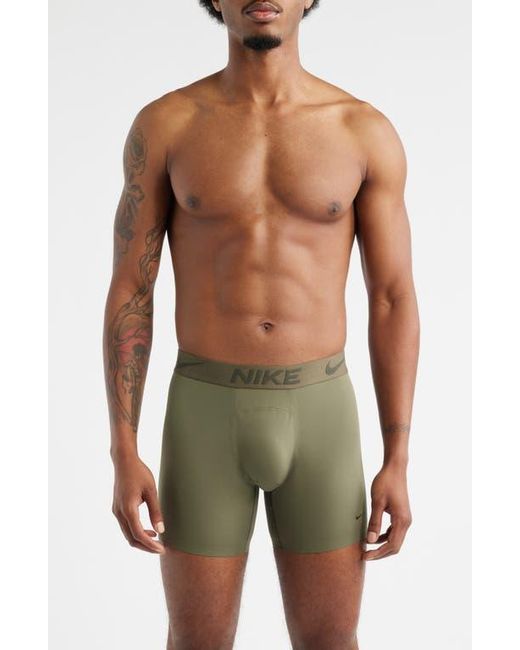 Nike Green Elite Micro Boxer Briefs for men