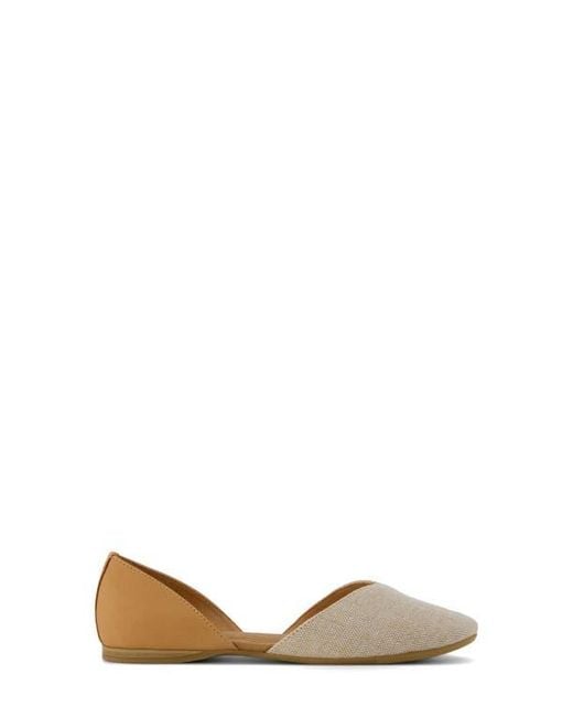 TOMS Brown D'Orsay Flat